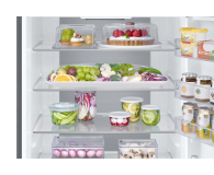 Lodówka Samsung RB53DG703DS9EO Combi MAX 75,9cm No Frost 203cm Szczotkowana Stal Nierdzewna AI 538L - 1306375 - zdjęcie 10